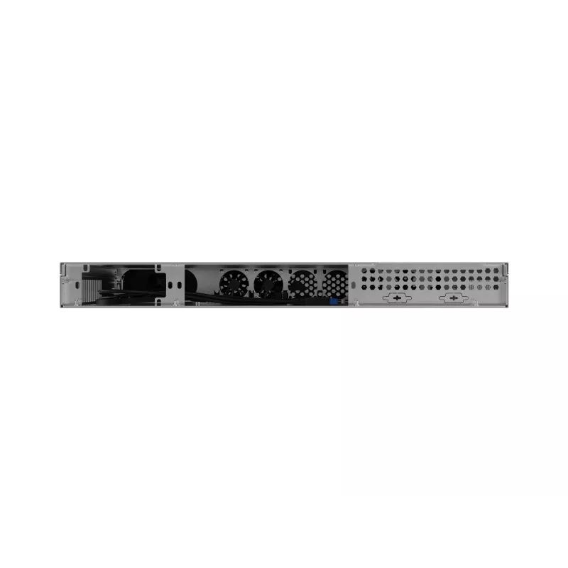 Lanberg SC01-3001-10B 1U Rackmount Server Chassis for Mini-ITX, Black, 4x 40mm Fans