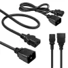 Power cable Qoltec 53991 Black 1.2 m C20 C13 coupler