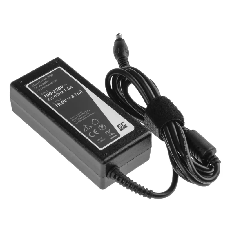 Green Cell AD20P power adapter/inverter Indoor 60 W Black