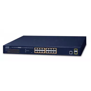 Managed Switch PLANET GS-4210-16P2S