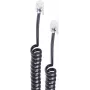shiverpeaks ®-BASIC-S-Telephone Handset Coiled Cable-Cable 2x 4P4C, White, 4,0m (BS70134)