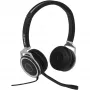 Wired Dual Business Headset Plusonic 15.2P with USB and 3.5mm connections, model 6208-15.2P