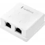 Renkforce Network Adapter Surface-Mount CAT 6 2 Port White (RF-4540914)