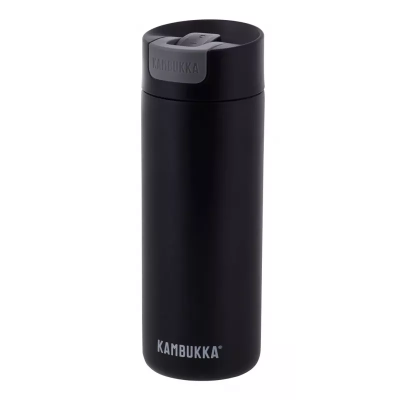 Vacuum flask Kambukka Olympus 500 ml — 18/10 stainless steel, vacuum insulated, black, non-slip base