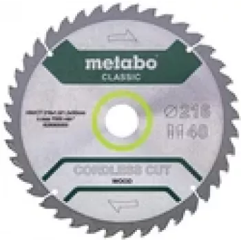 Circular Saw Blade Metabo 628065000 21.6 cm Bore 3 cm