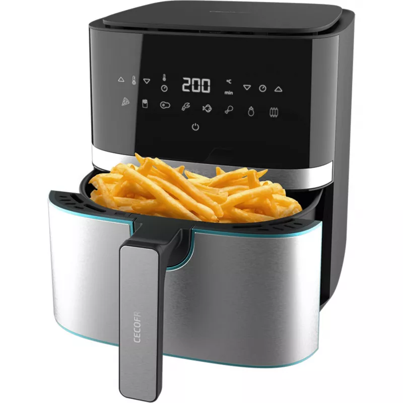 CECOTEC Cecofry Full Inox Pro 5500 Pro countertop fryer with accessories