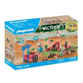 Wiltopia 71625 Wombat Shelter Figure Set