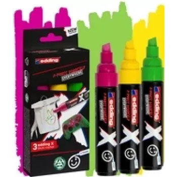 Marker set Edding Multimarker 4-6900-3-3, 3 pcs, line width 2.0–10.0 mm, assorted colors