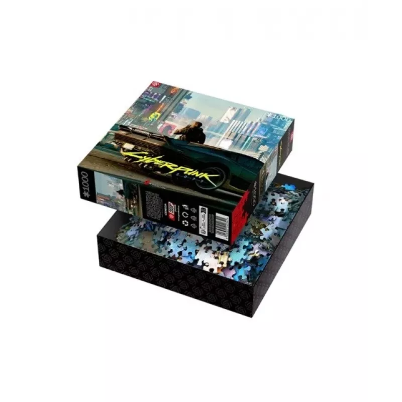 Jigsaw Puzzle Cenega Cyberpunk 2077 Mercenary on the Rise 1000 pcs