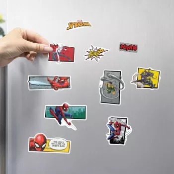 Fridge magnets Paladone Spider-Man design, set of 6