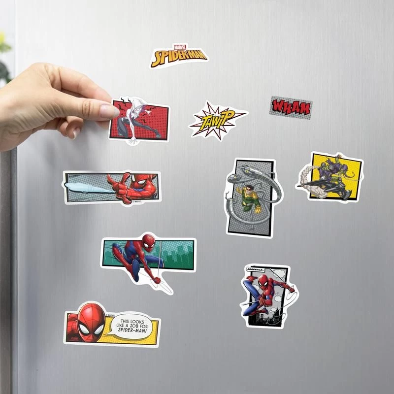 Fridge magnets Paladone Spider-Man design, set of 6