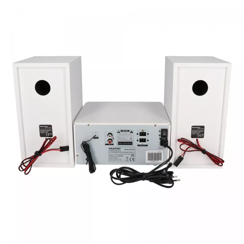 Home audio micro system BLAUPUNKT MS16BT 15 W, CD/USB/MP3, Bluetooth, FM RDS, White