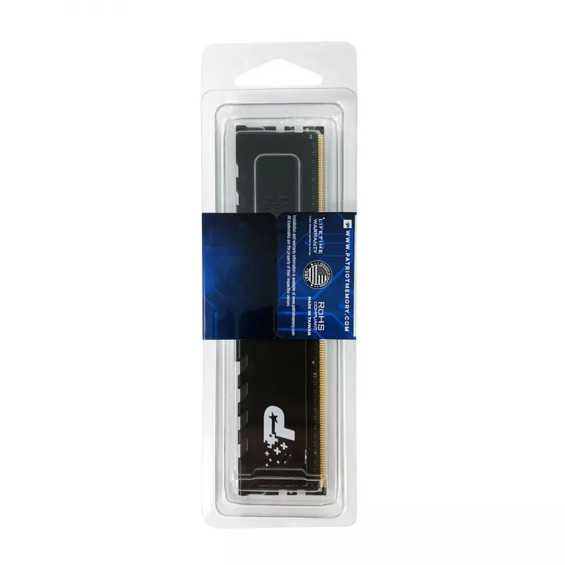 Desktop RAM PATRIOT Premium Black DDR4 32GB 3200MHz CL22 1x32GB 37mm height