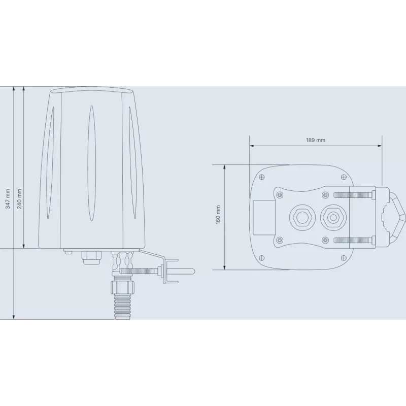 Omni-directional antenna Teltonika PR1ICC60 28 dBi 0.617-4.2 GHz