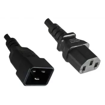 Microconnect PE030605 power cable Black 0.5 m C13 coupler C20 coupler