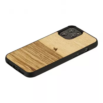 Phone case Man and Wood for iPhone 12 / 12 Pro — terra black