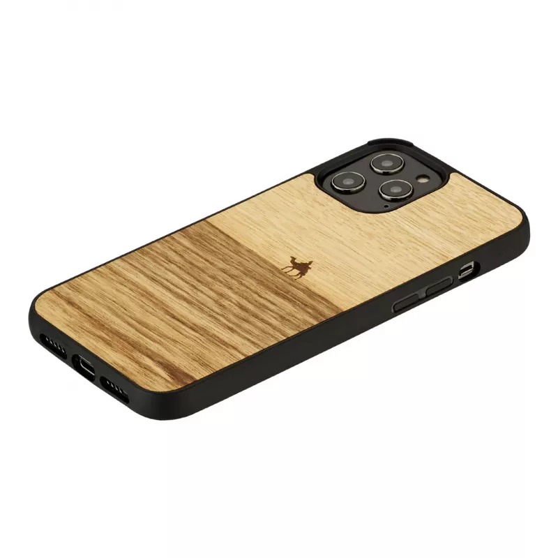 Phone case Man and Wood for iPhone 12 / 12 Pro — terra black