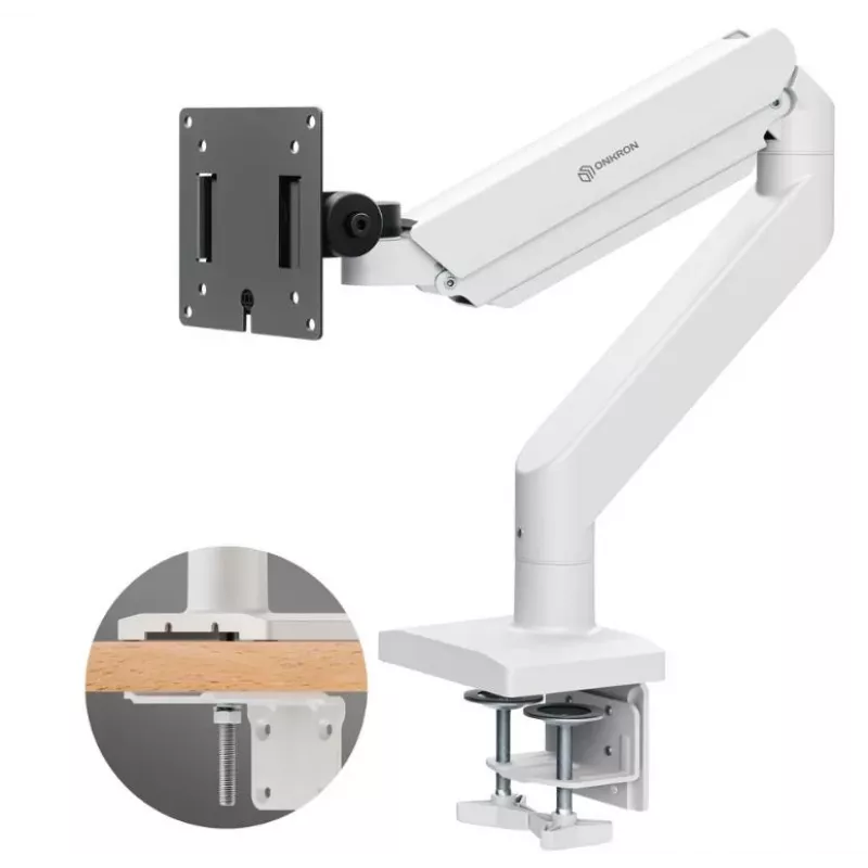 ONKRON G110-BW Monitor Desk Mount for 1 Display 15-42", Black/White