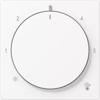 Wall plate / switch cover Jung A1749BFWWM — White, thermoplastic, matte