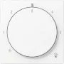 Wall plate / switch cover Jung A1749BFWWM — White, thermoplastic, matte