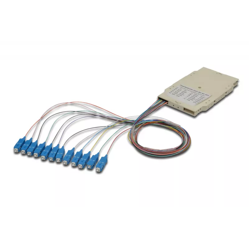 Splice cassette Digitus A-96522-02-UPC-4 with 12 pigtails SC OM4