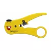 Cable stripper DELOCK 86478 — stripping capacity 3.5–9 mm, length 111 mm, yellow