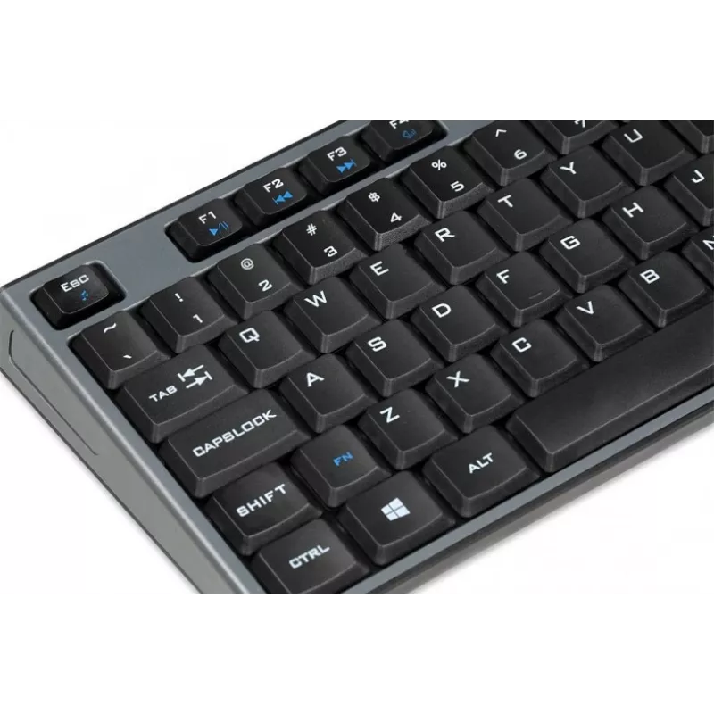 IBOX Desktop Kit Pro wireless keyboard and mouse, QWERTY full-size 104 keys, 2.4 GHz, 1200 DPI, black