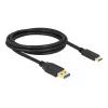 Cable DeLOCK SuperSpeed USB (USB 3.2 Gen 2) Type-A to Type-C 2 m
