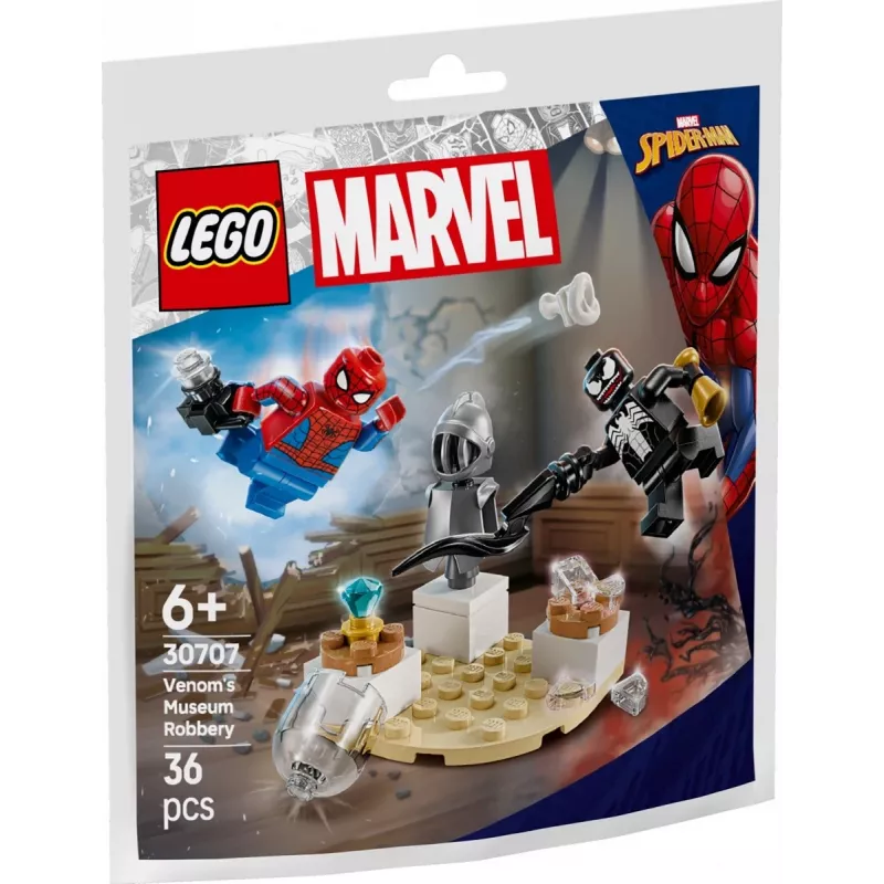 Construction toy LEGO Venom's Museum Heist polybag set 30707 — Marvel Super Heroes, small collectible playset