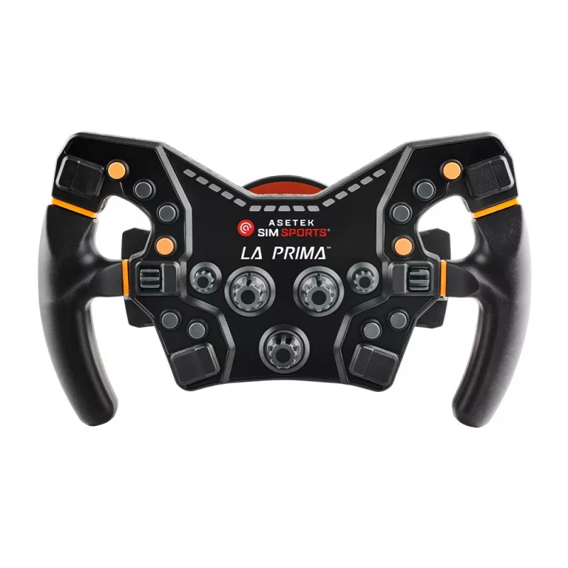 Steering wheel Asetek La Prima Black wired PC power cable