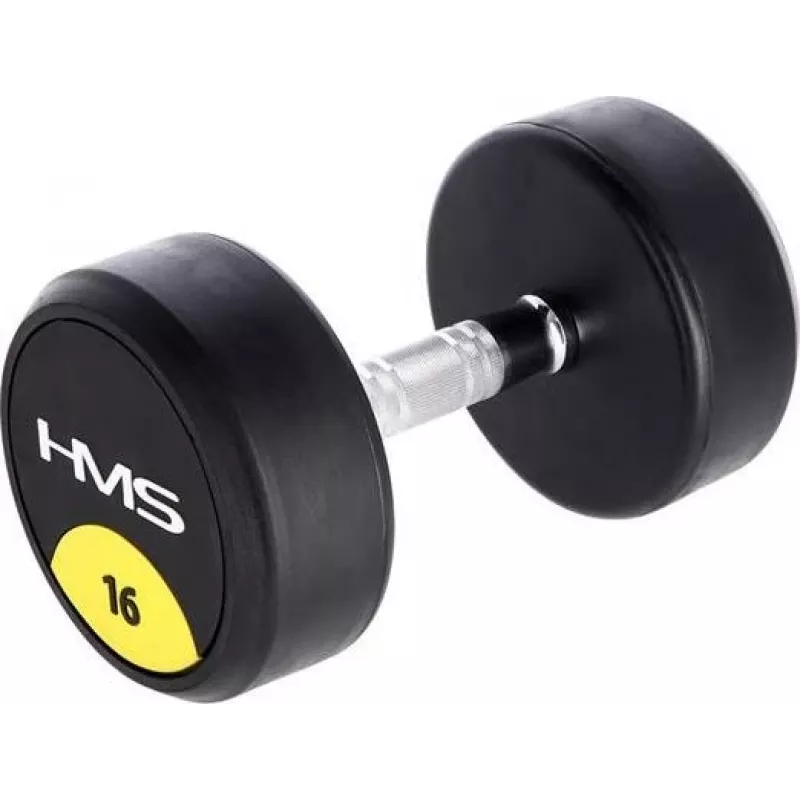 Rubberised dumbbell 16kg HMS HG PRO 16