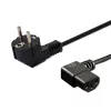 Power cable SAVIO CL-115 IEC C13 to male, 1.2 m, black