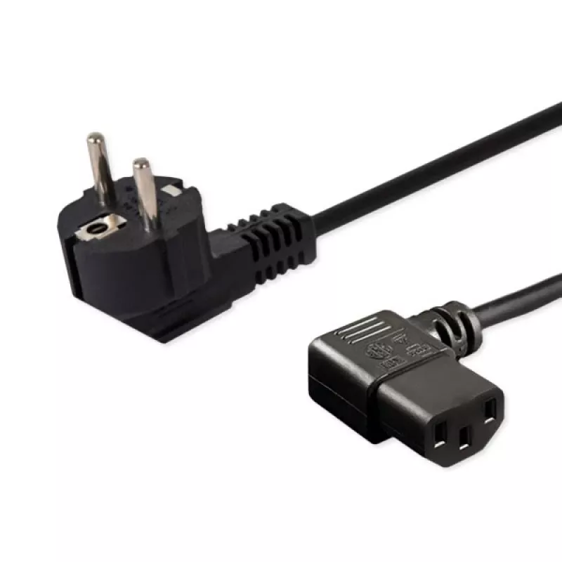 Power cable SAVIO CL-115 IEC C13 to male, 1.2 m, black