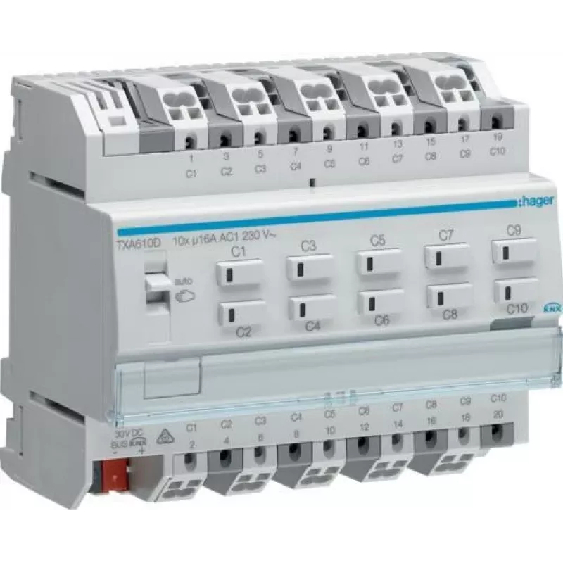 Hager TXA610D White