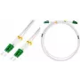 LogiLink Stahlarmiertes LWL Patchkabel, 2x LC-Duplex, 2,0 m OS2, LWL-Panzerkabel für industrielle Anwendungen, mit - 1 Stück (FC0LC02)