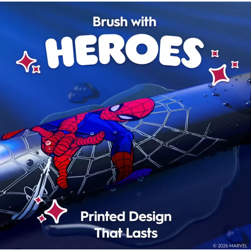 Electric Toothbrush BRAUN Oral‑B iO Kids Marvel Spiderman — rechargeable, 3 modes, 2‑minute music timer, travel case, 1 brush head, lithium‑ion