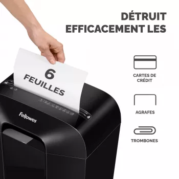 Powershred | LX25 | Black | 11.5 L | Credit cards shredding | dB | Paper handling standard/output 6 sheets per pass | Cross-Cut Shredder | Warranty 24 month(s)