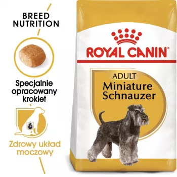 Dry Dog Food Royal Canin Miniature Schnauzer Adult, Poultry, 3 kg, for Small Breeds