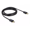 DisplayPort Cable DeLOCK 82424 3m Male-Male Gold Black