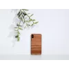 Phone case man and wood for iPhone X/XS — cappuccino black protective cover