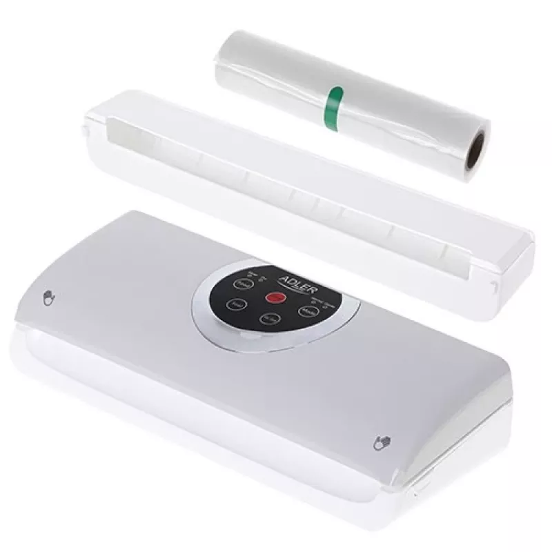 Vacuum sealer Adler AD 4503, 130 W, vacuum -750 to -800 mbar, Type C plug, grey/white