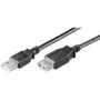 Wentronic Goobay USB 2.0 Hi-Speed Extension Cable, Black, 0.3 m - USB 2.0-Plug (Type A) > USB 2.0-Socket (Type A) (68622)