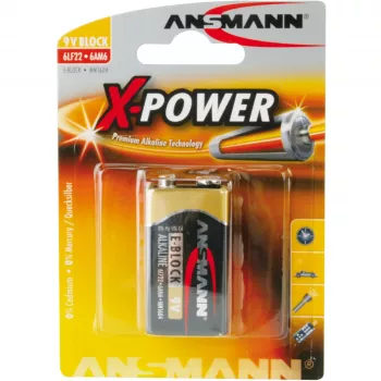 Single-use battery Ansmann 9V-Block