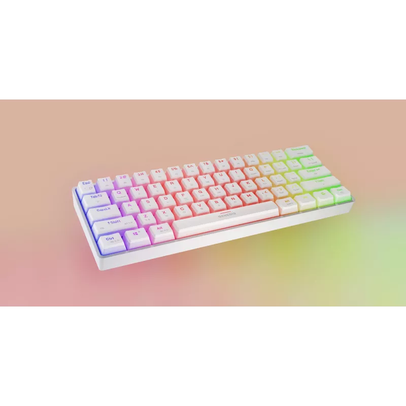 Gaming keyboard Genesis THOR 660 G2 — wireless (2.4 GHz, Bluetooth) and wired USB modes