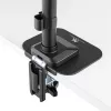 Maclean MC-929 Tabletop Reinforcement Plate for Monitor Desk Mounts, Black