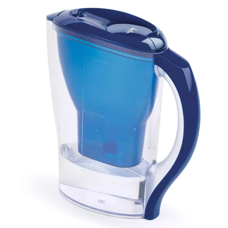 Pitcher water filter JATA HJAR1001 2.5L Blue Transparent