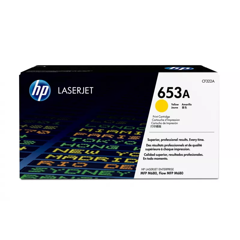 Toner HP Cartridge No 653A HP 653A Yellow 6000 pages