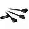 RGB splitter cable Alphacool 18679 Black Plastic 150mm