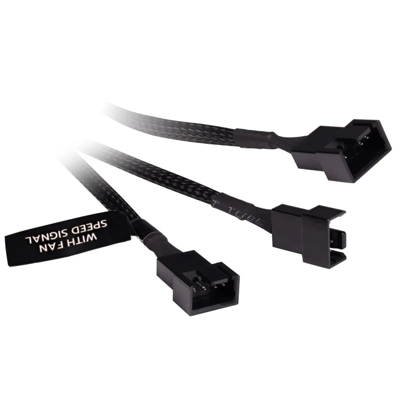 RGB splitter cable Alphacool 18679 Black Plastic 150mm