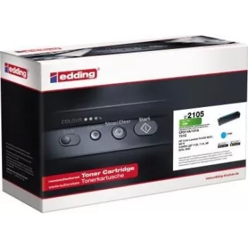 EDDING EDD-2105 cyan Toner replaces HP 131A CF211A - toner unit